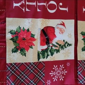 Jaclyn Smith collection 2 christmas place mats.